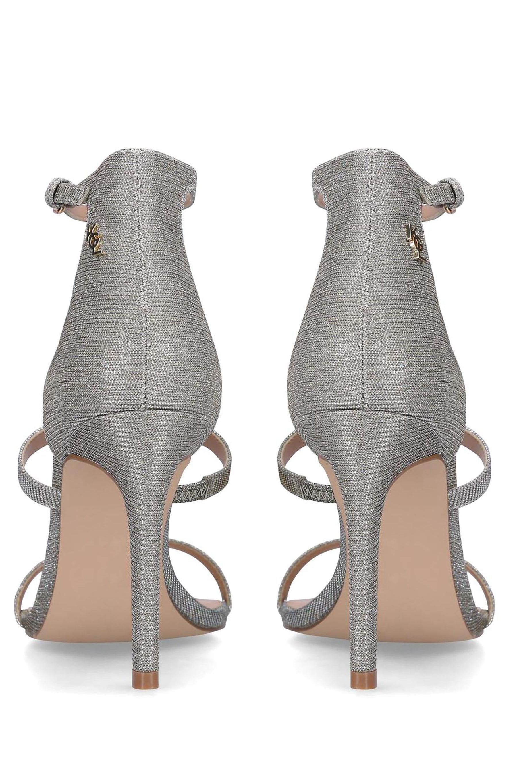 Kurt geiger silver sandals online