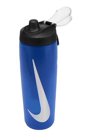 Nike Dark Blue Refuel Locking Lid 710ml Water Bottle