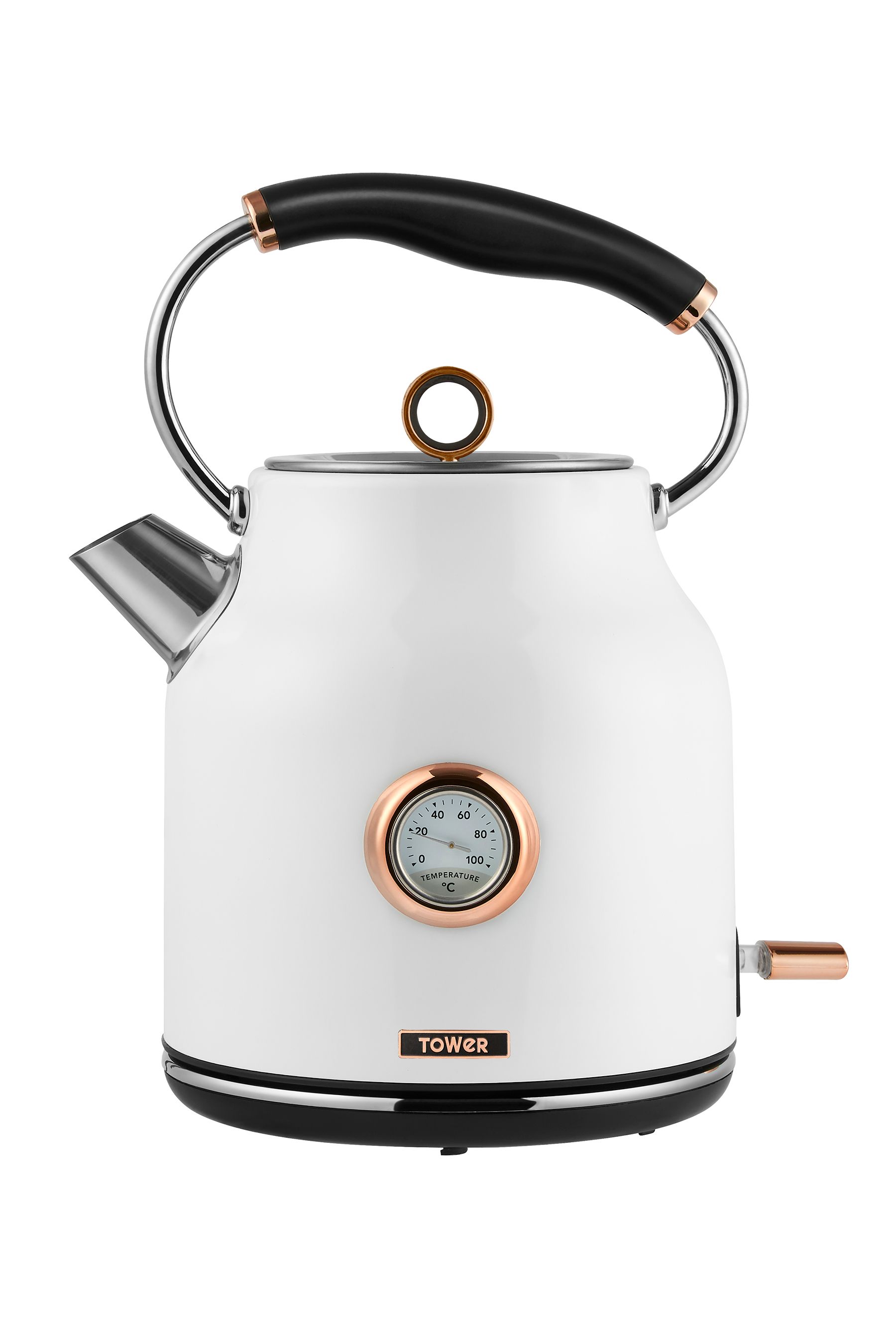 Next white and rose gold kettle shop