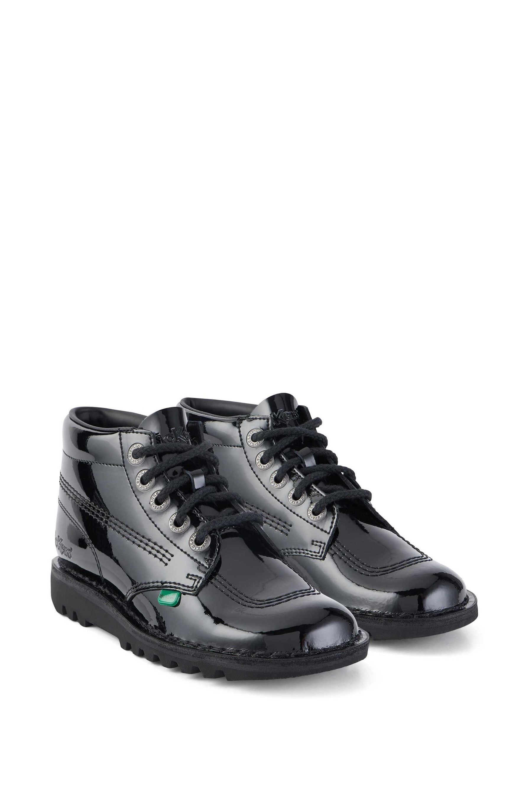 Buy Kickers Black Youth Hi Patent Leather Shoes from Next Canada