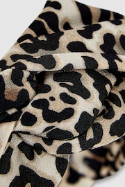 Animal Print Structured Knot Headband - Image 2 of 2