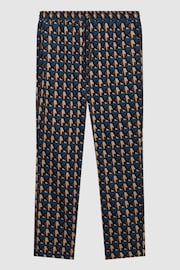 Reiss Multi Cornish Cotton Printed Drawstring Pyjama Bottoms - Image 2 of 4