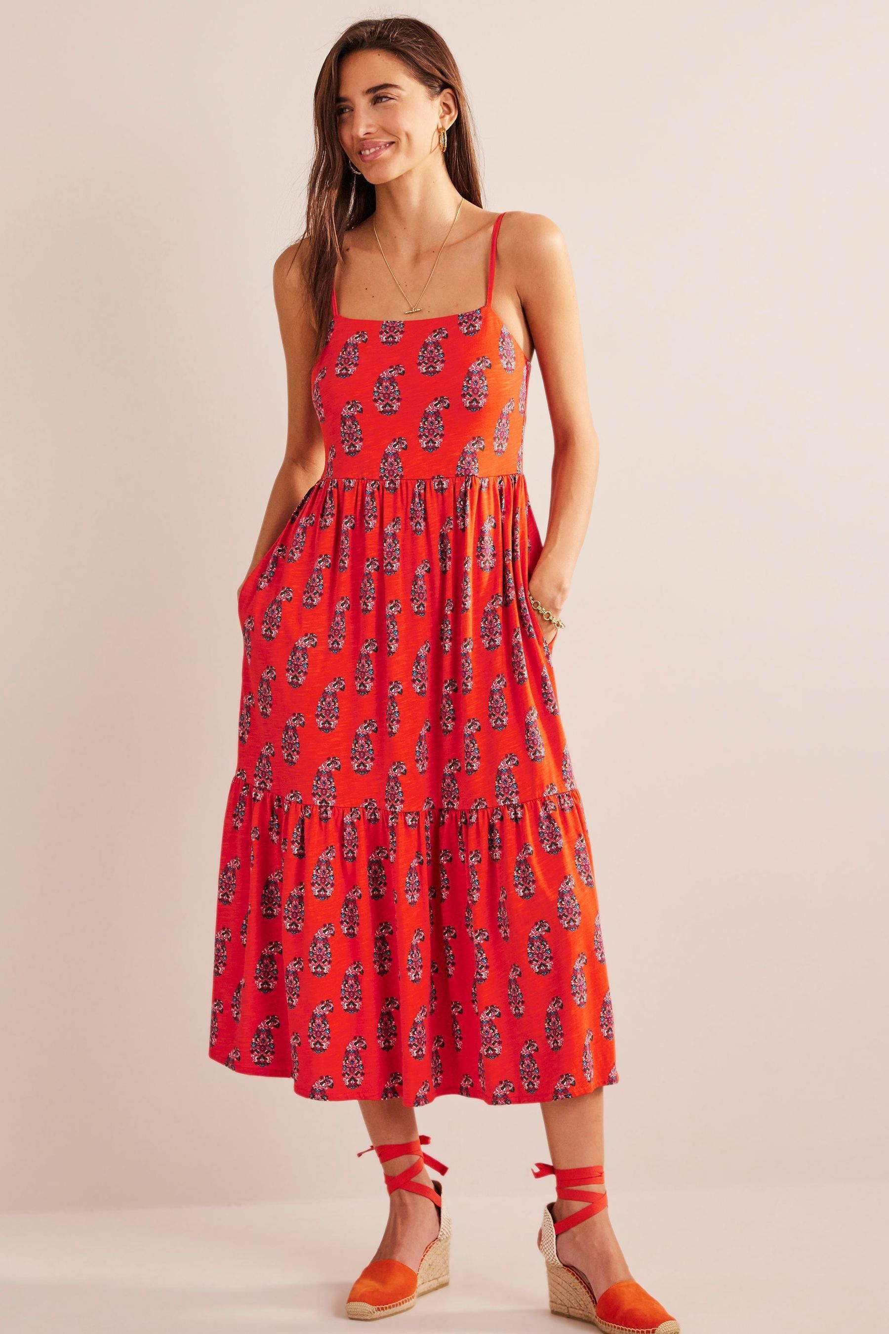 Boden orange dress best sale