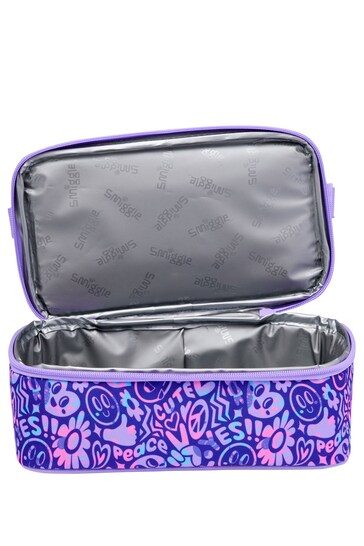 Smiggle Purple Vivid Hardtop Lunchbox