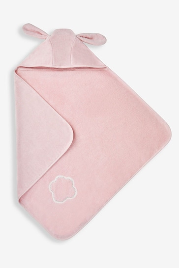 JoJo Maman Bébé Pink Bunny Character Hooded Towel
