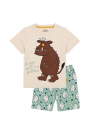 Vanilla Underground Green Gruffalo Kids Licensing Pyjamas 2 Packs - Image 3 of 5