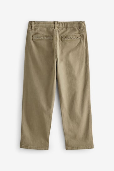 Tan Brown Loose Fit Chino Trousers (3-16yrs)