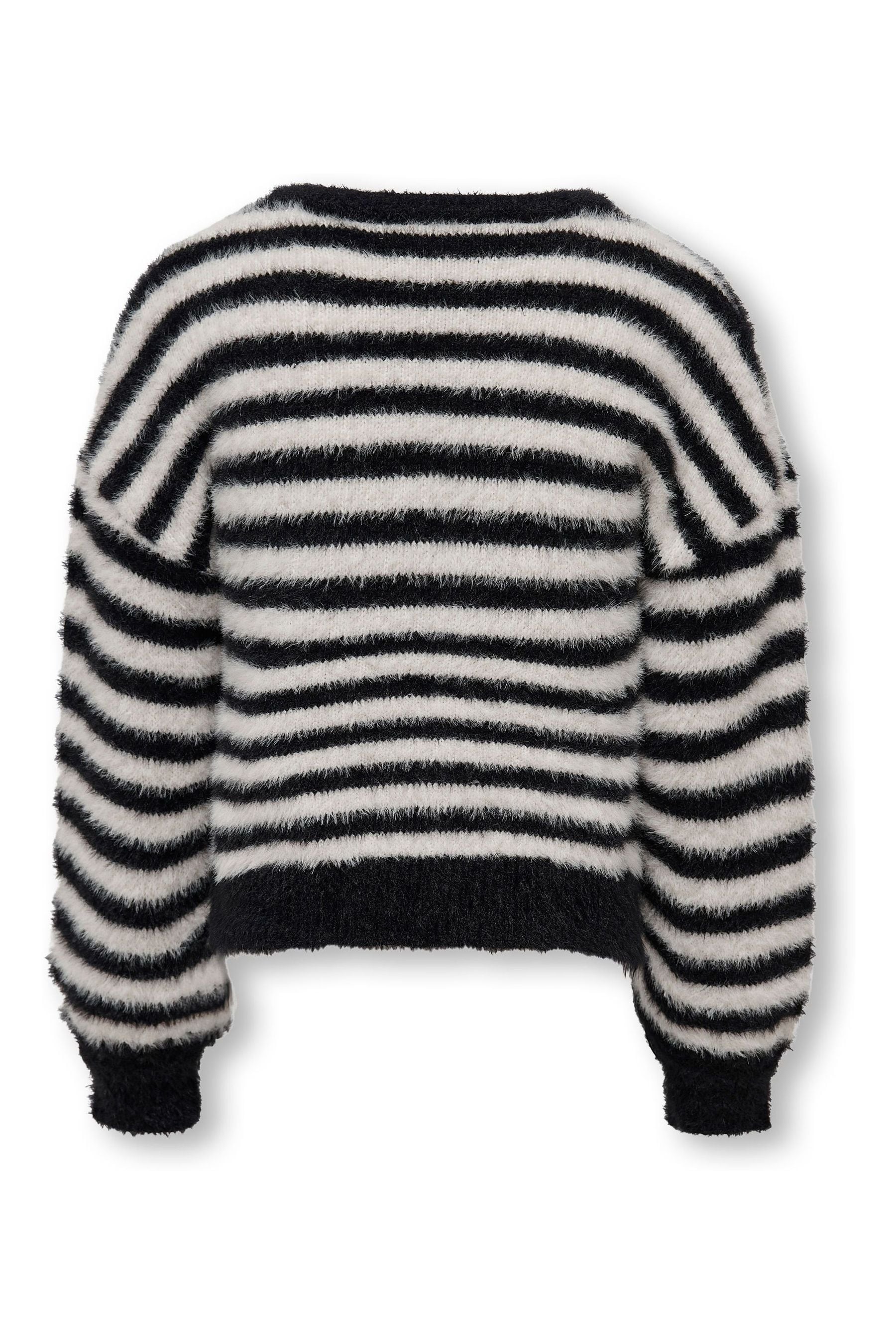 Buy ONLY KIDS Fluffy Cosy Black Jumper from Next Luxembourg