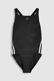 adidas Black Athly V 3-Stripes Swimsuit - Image 7 of 10