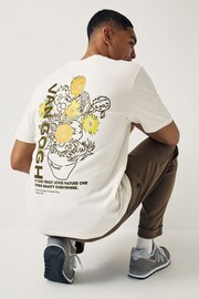 Ecru Van Gogh Sunflowers Artist Licence T-Shirt - Image 1 of 8