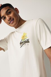 Ecru Van Gogh Sunflowers Artist Licence T-Shirt - Image 4 of 8