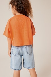 Orange Boxy T-Shirt (3-16yrs) - Image 3 of 7