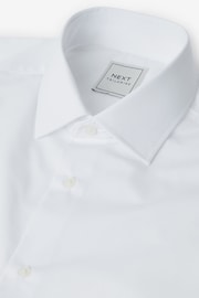 White Easy Care Single Cuff Shirts 5 Pack - Image 2 of 6