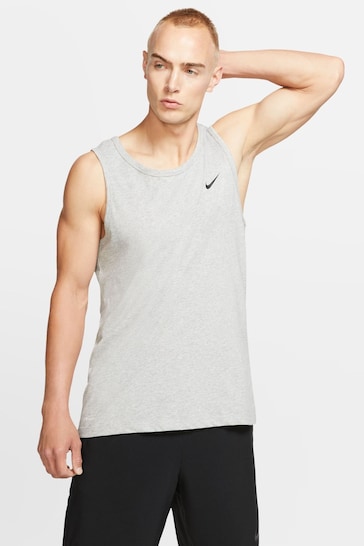 Nike Grey Dri-FIT Training Vest Top