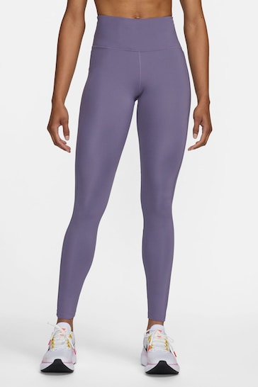 Nike Purple Epic Fast Mid-Rise Pocket Running Leggings