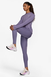 Nike Purple Epic Fast Mid-Rise Pocket Running Leggings - Image 3 of 9
