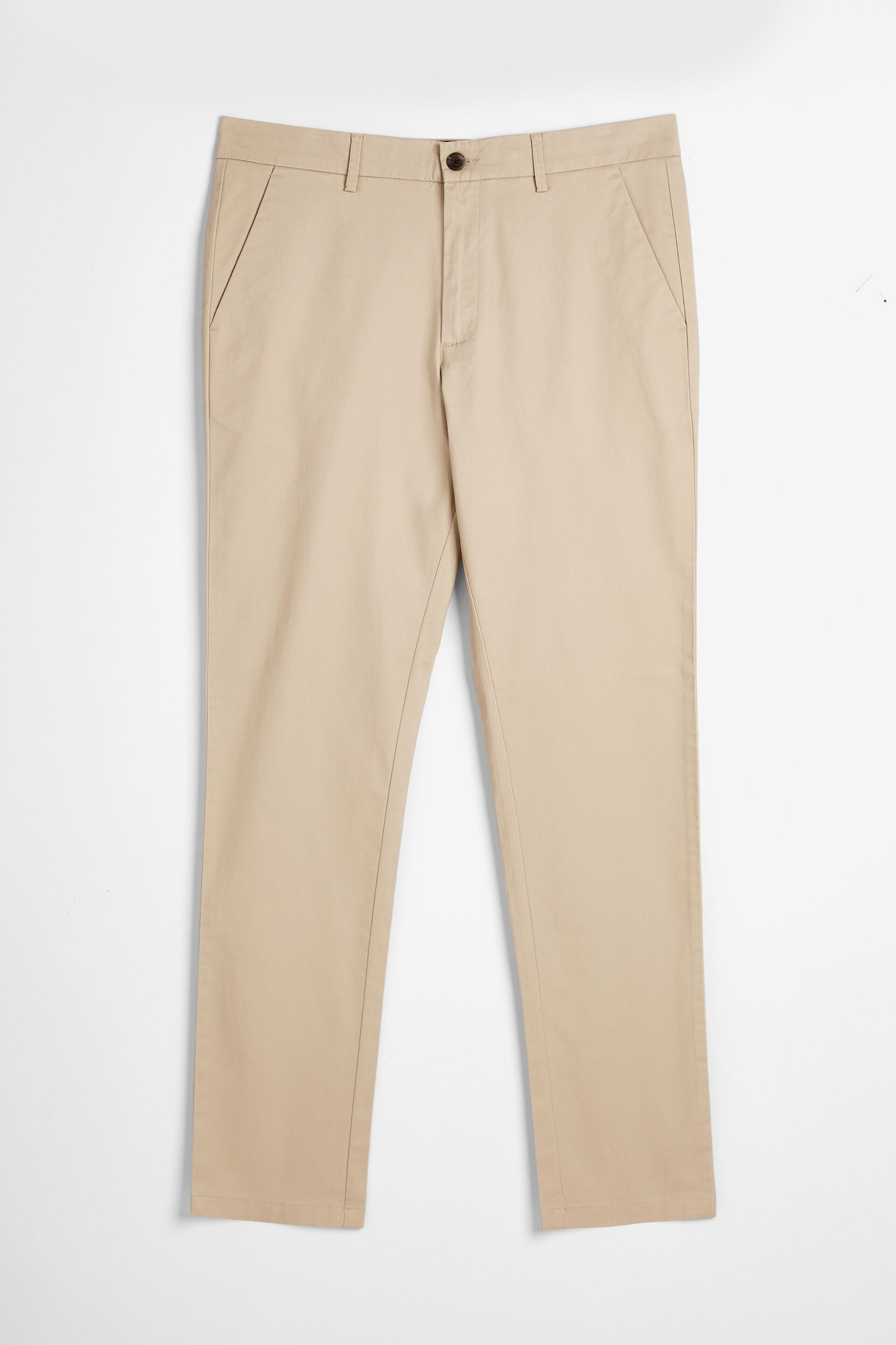 MOSS Natural Tailored Chino Trousers - Image 4 of 4