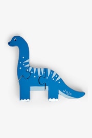 JoJo Maman Bébé Green Wooden Dinosaur Puzzle Set - Image 7 of 8