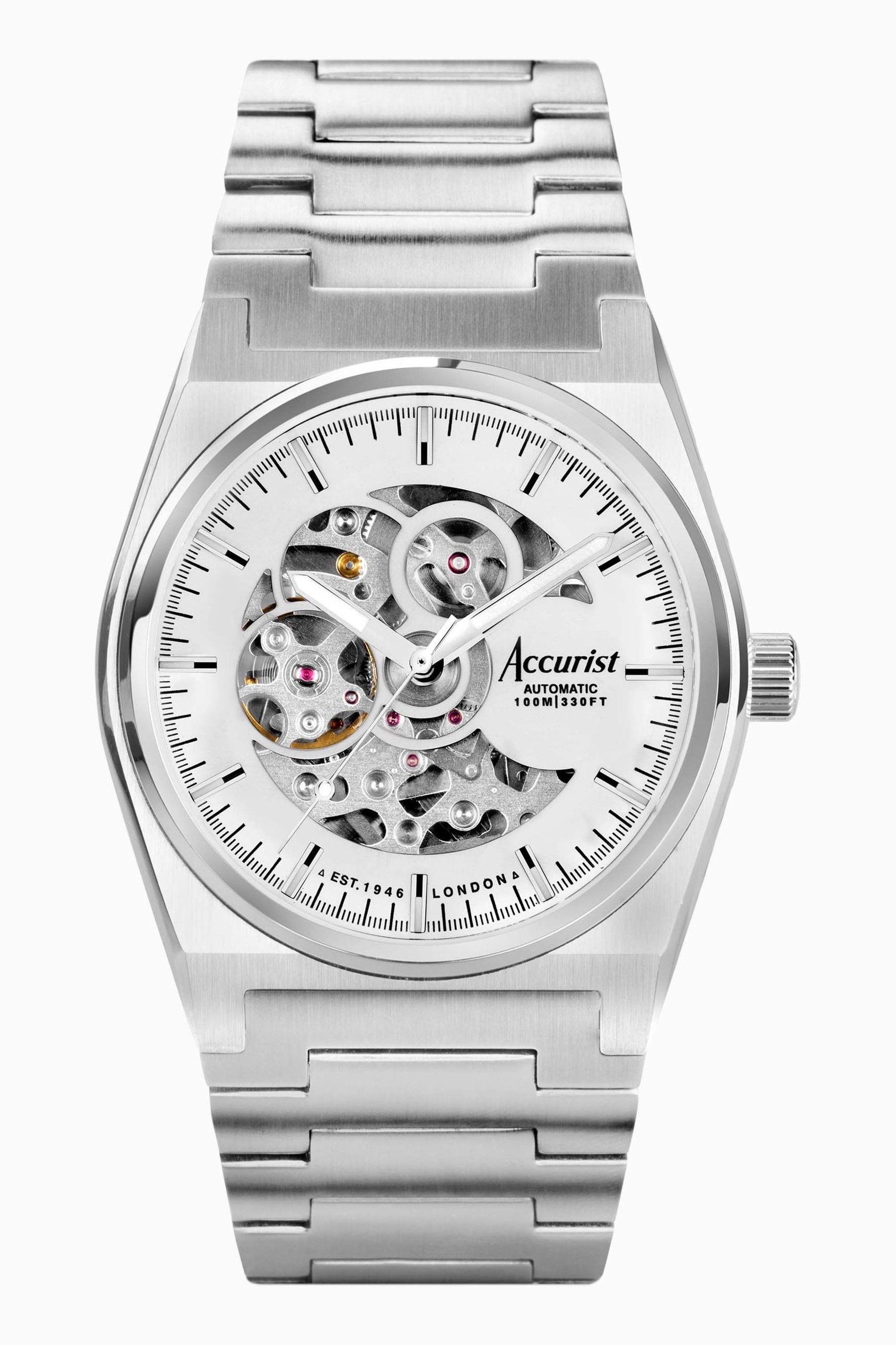 Accurist sales skeleton watch