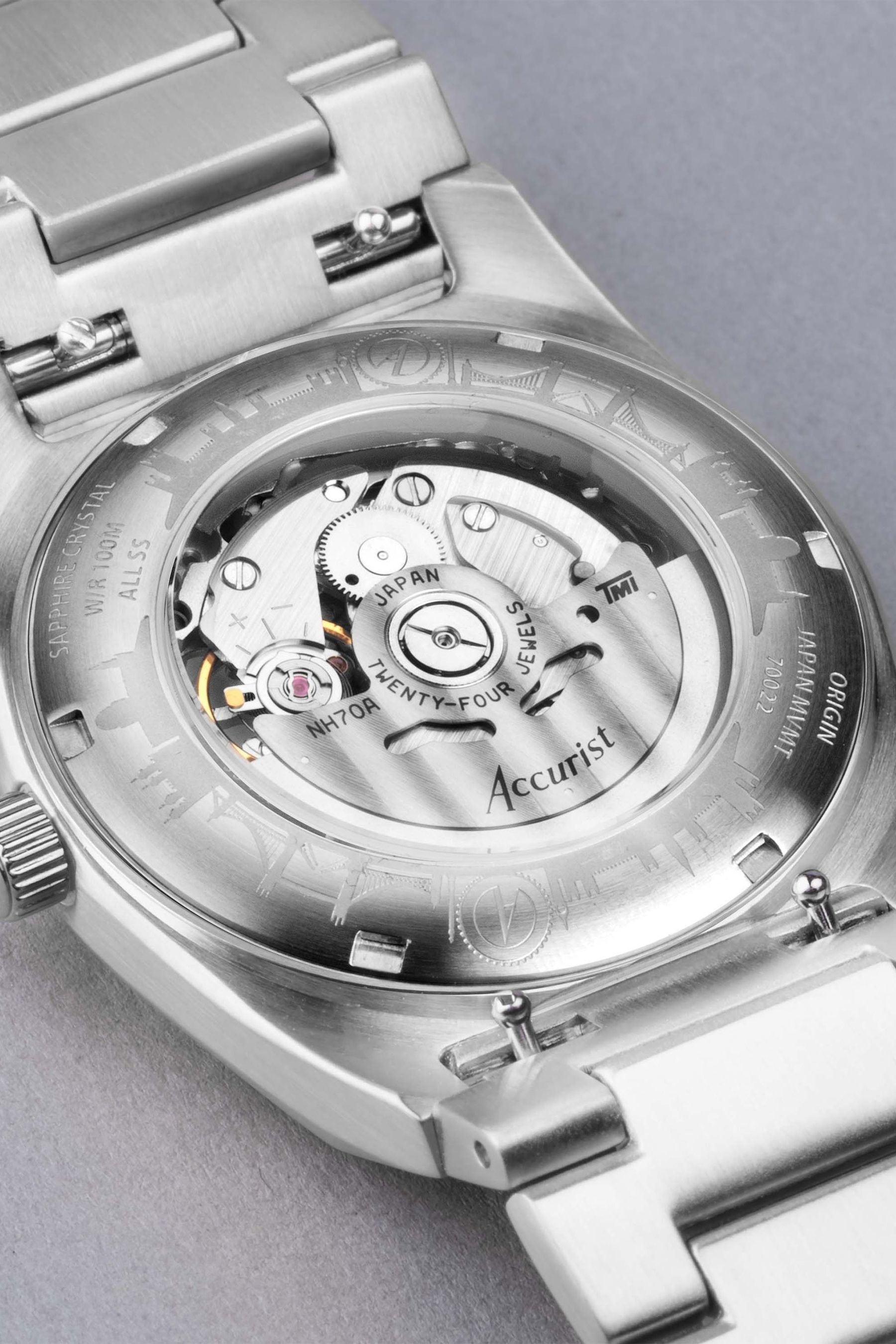 Accurist skeleton watch cheap