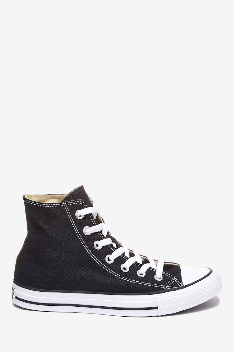 Converse Black/White Regular Fit Chuck Taylor All Star High Trainers - Image 1 of 5