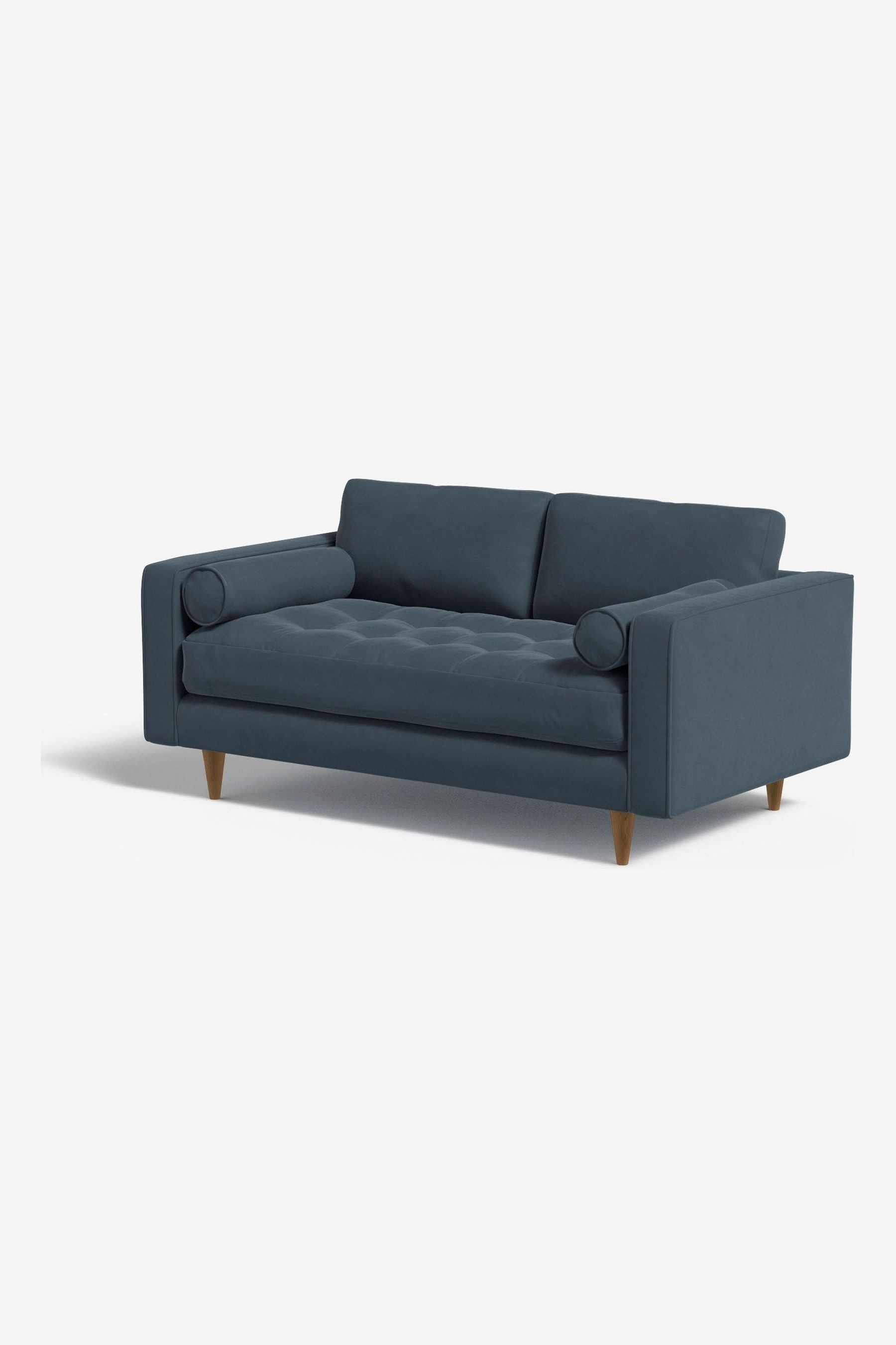 Blue shop sofa next