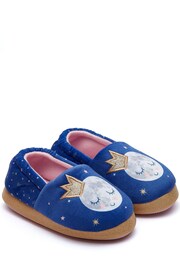 Harry Bear Purple Nighttime Printed Slippers - Image 1 of 5