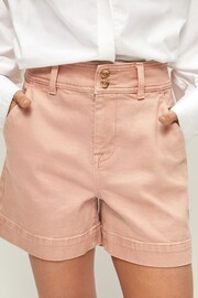 Pink Double Button Denim Shorts - Image 4 of 6