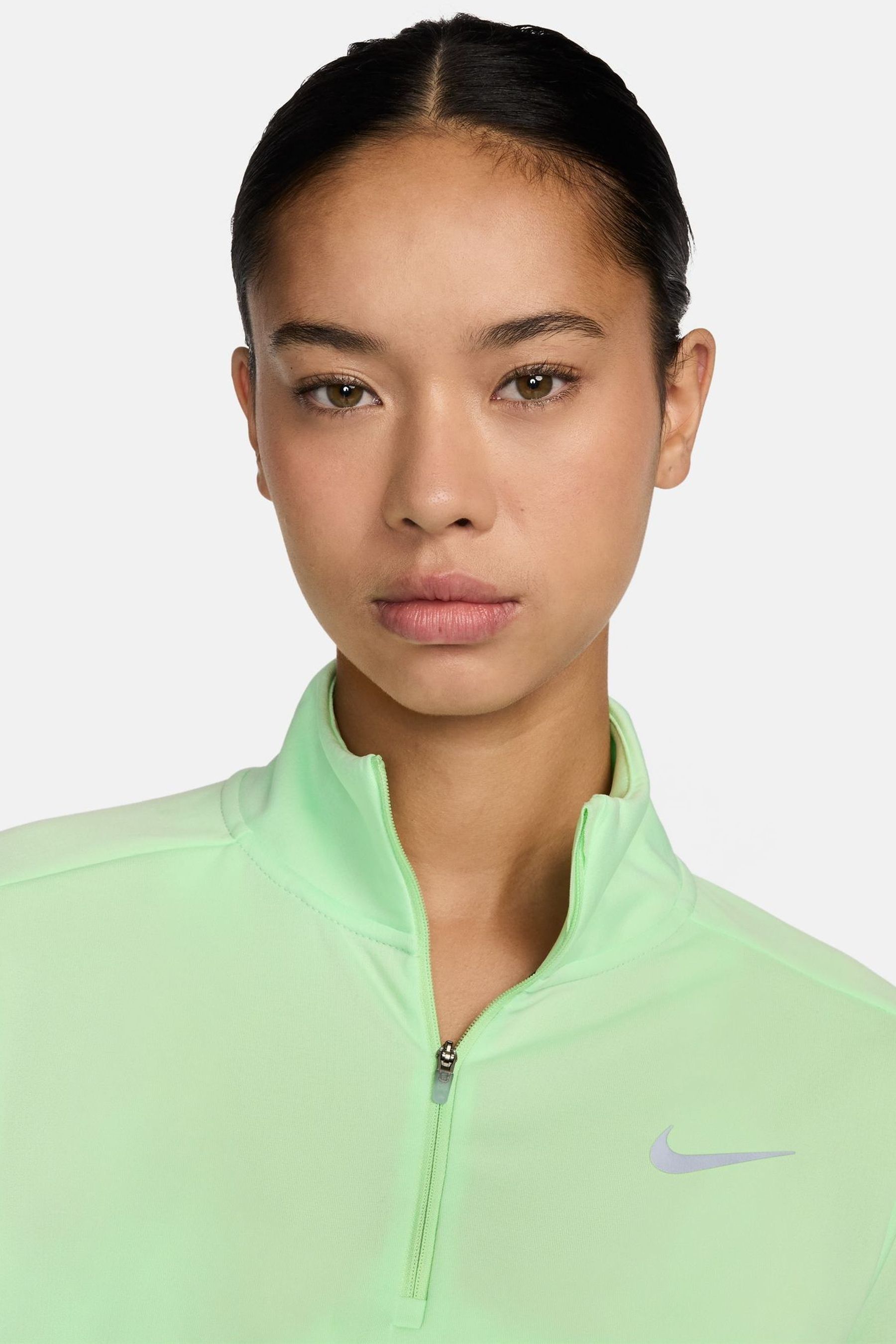 Nike women's half zip green shop