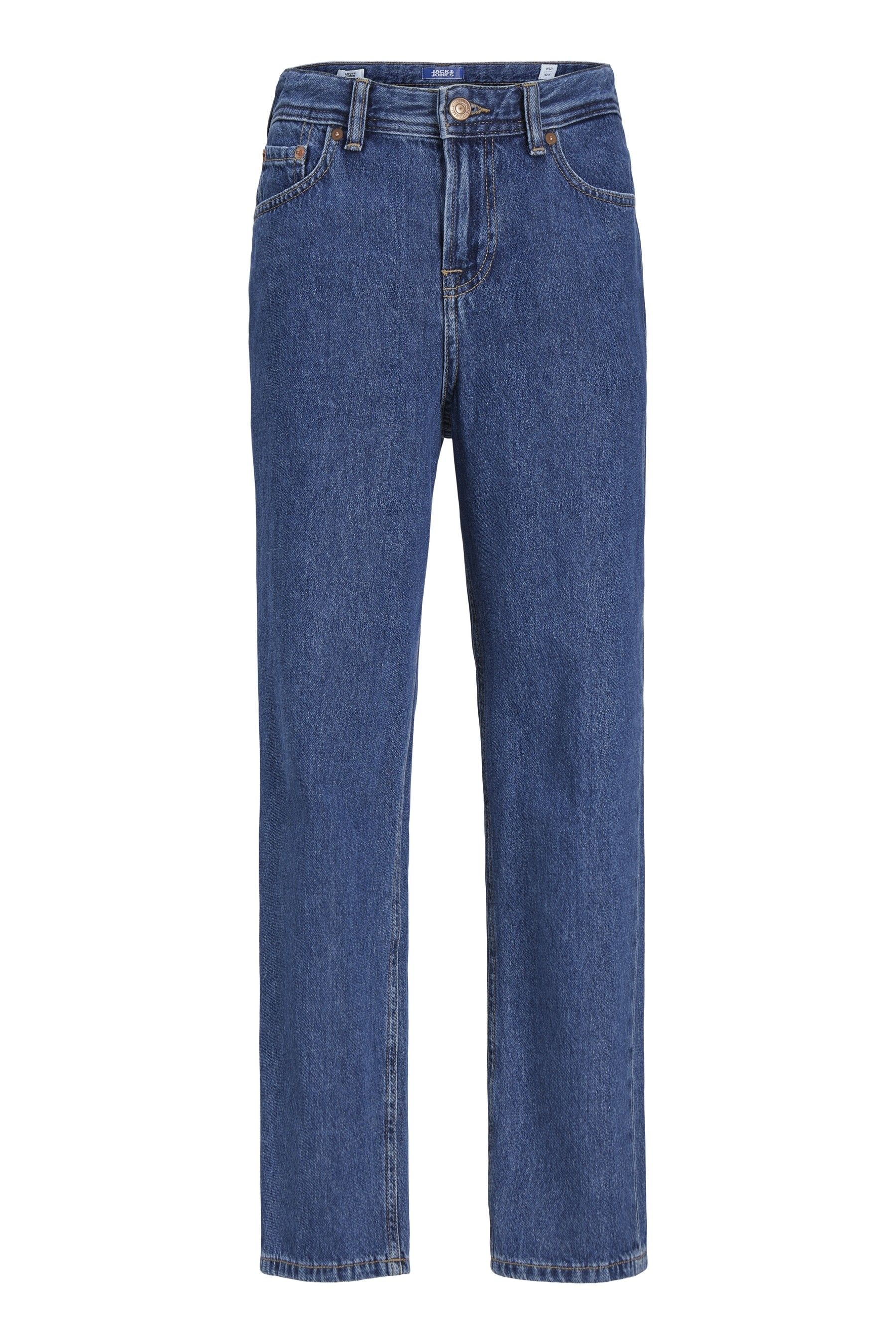 Buy JACK JONES JUNIOR Relaxed Fit Blue Stretch 100 Cotton Jeans from Next Luxembourg