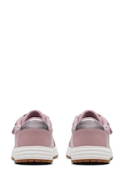 Clarks Pink Dusty Urban Solo Kids Trainers - Image 6 of 7