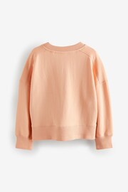 Orange Apricot Crew Sweatshirt Top (3-16yrs) - Image 7 of 8