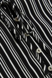 River Island Black Tie Stripe Waistcoat - Image 4 of 4