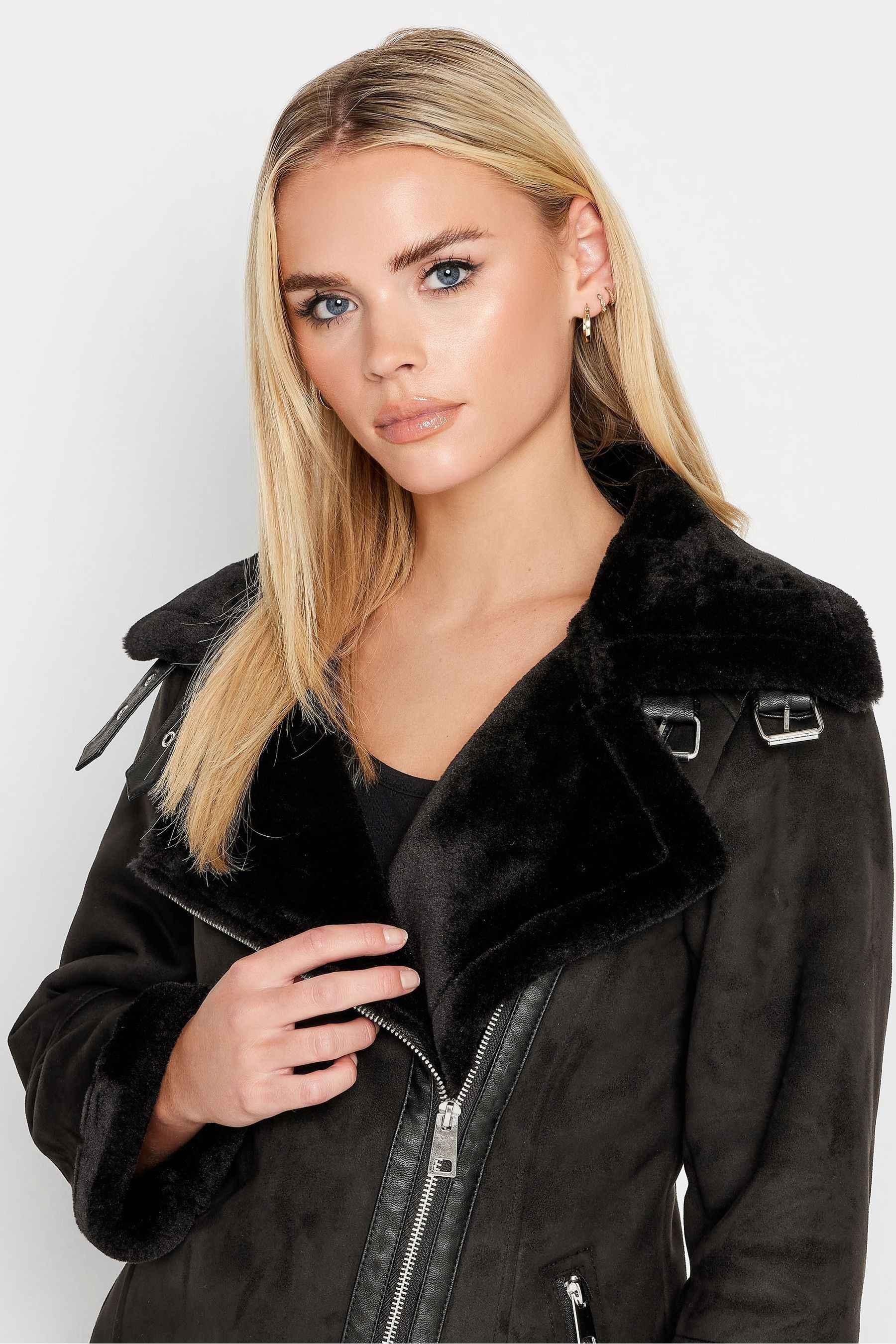 Petite aviator jacket womens cheap
