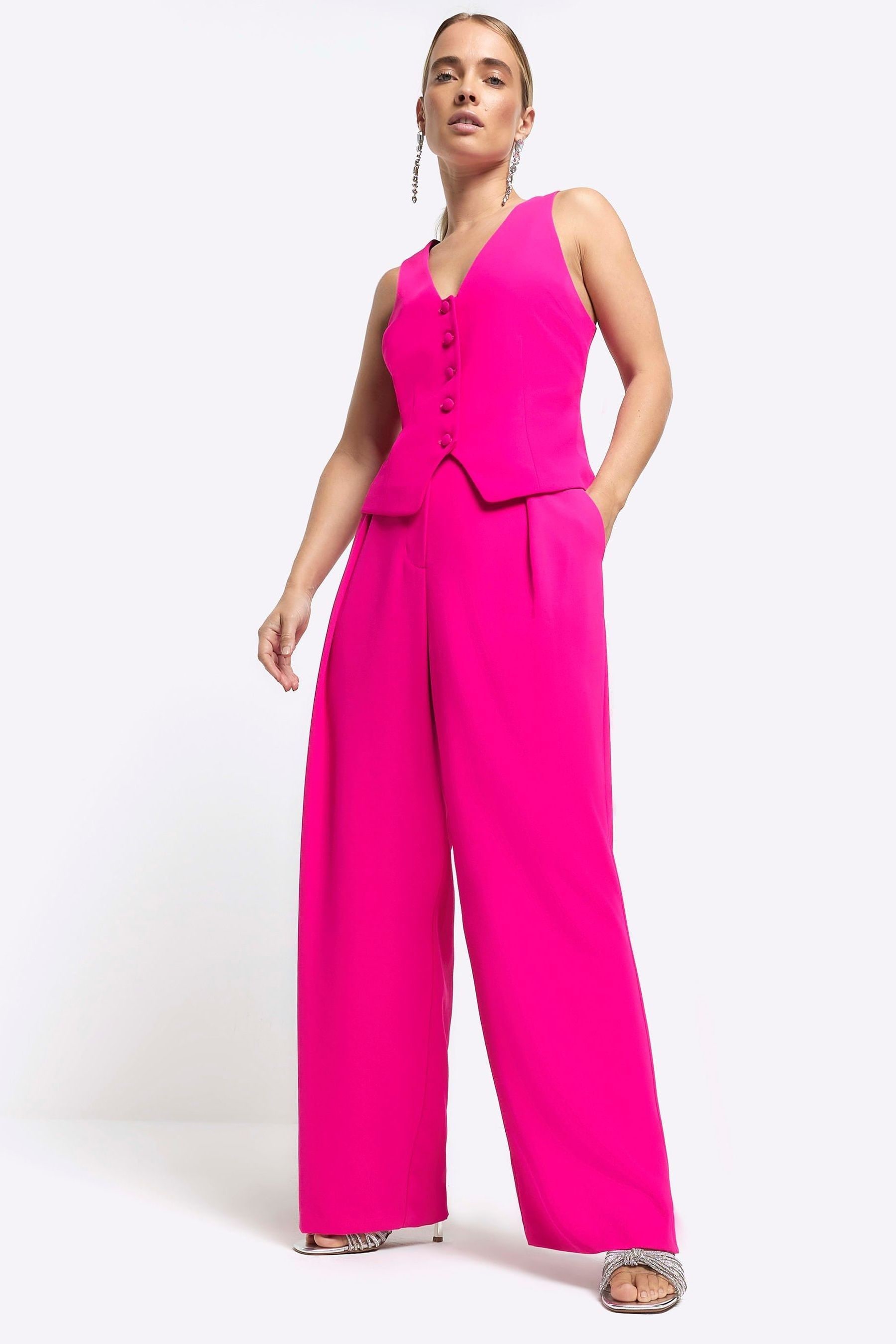 Vesta high-rise flared wool pants in pink - Gabriela Hearst | Mytheresa