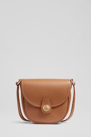 LK Bennett Tan Brown Cross-Body Dee Bag - Image 2 of 5