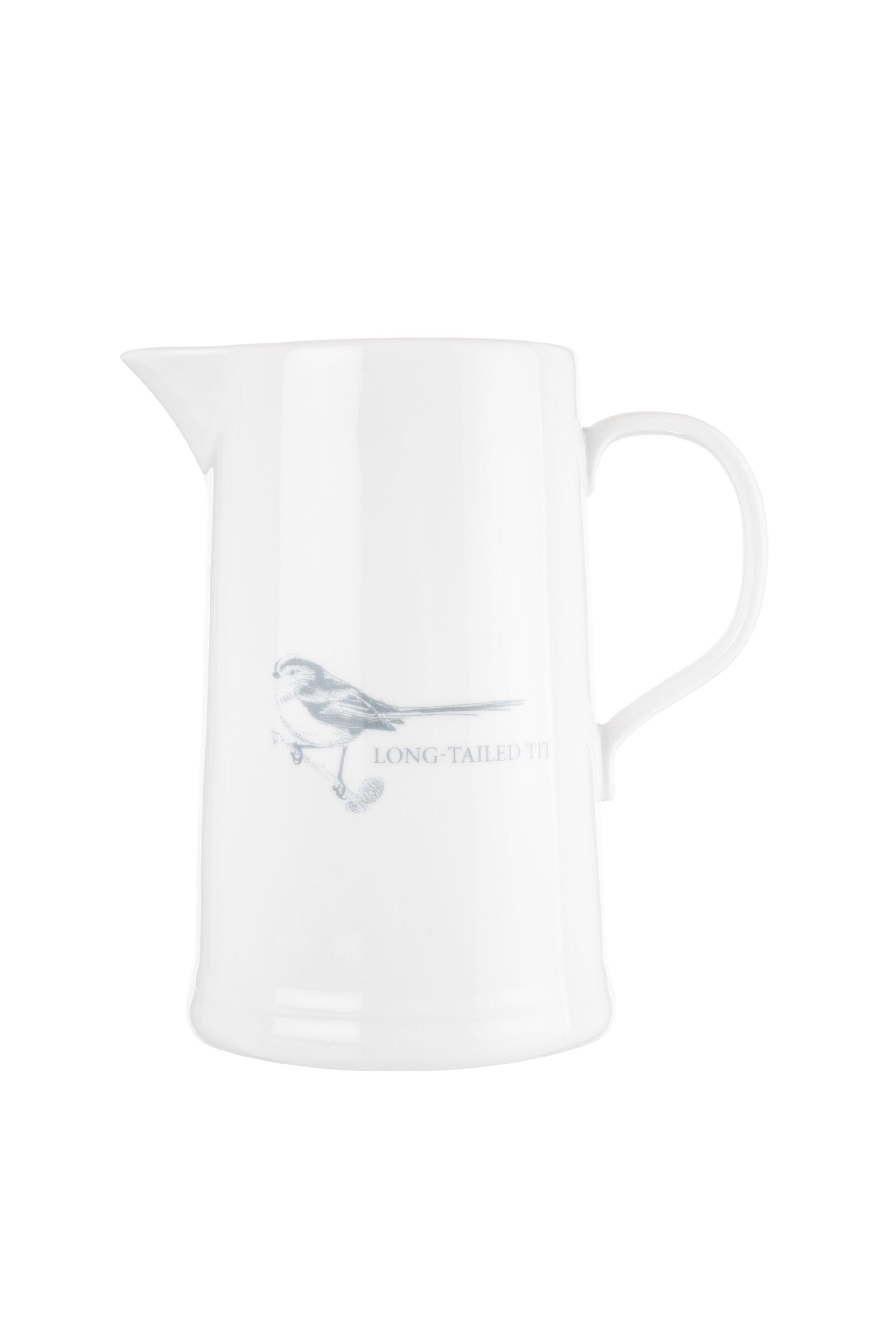 Mary Berry White Garden Long Tailed Tit Medium Jug - Image 2 of 4