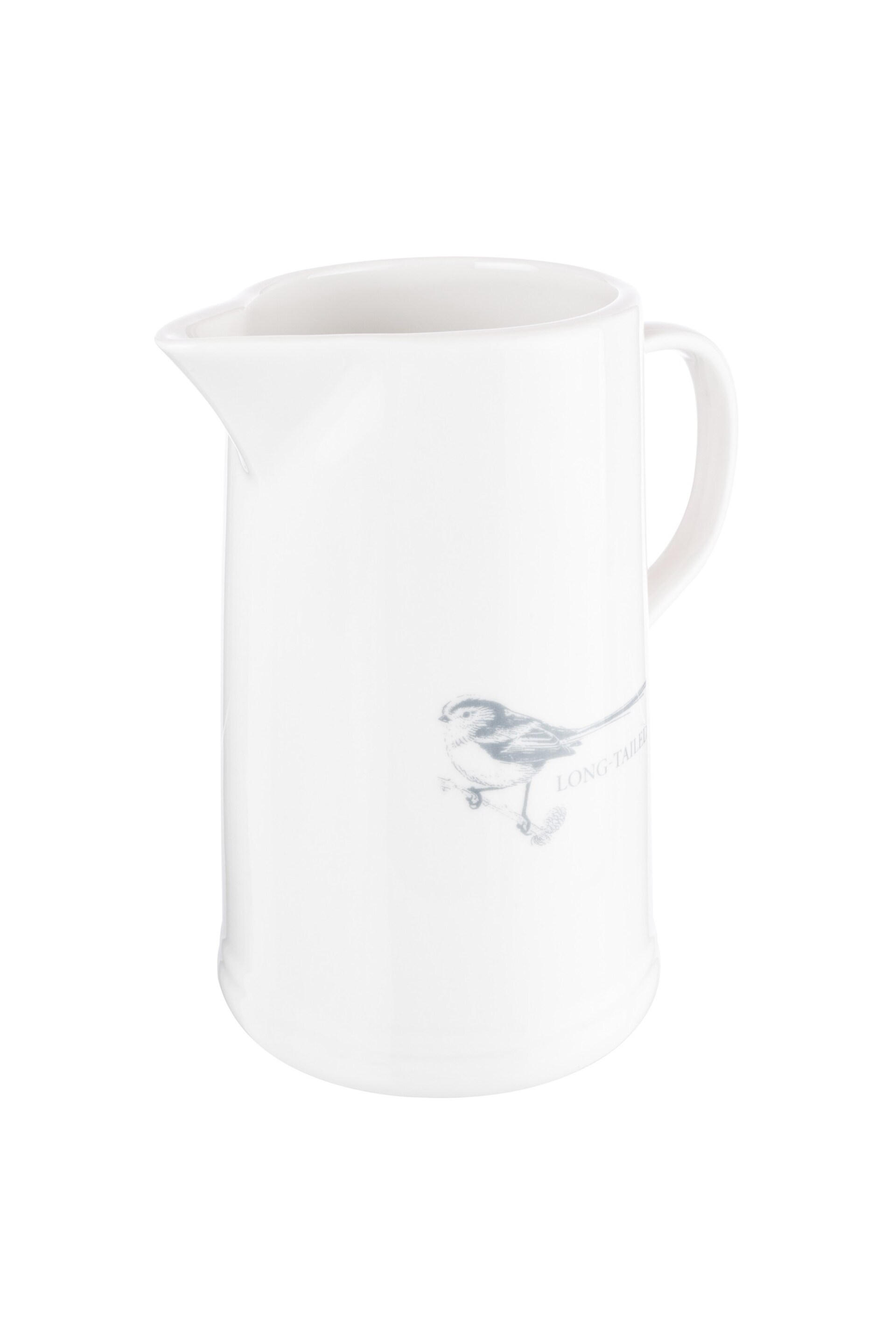 Mary Berry White Garden Long Tailed Tit Medium Jug - Image 3 of 4