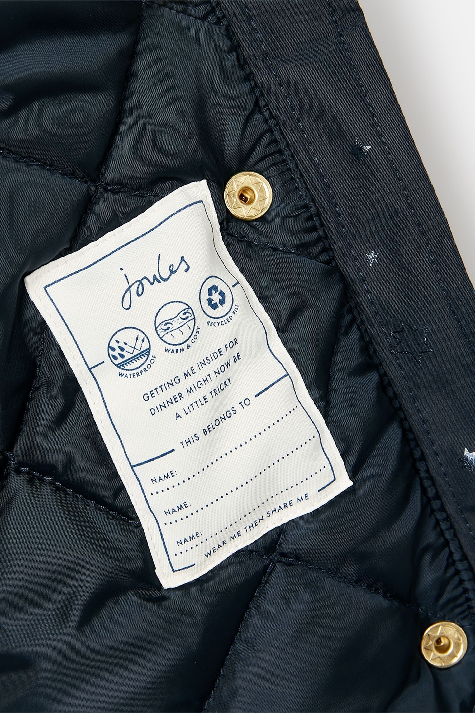 Joules girls parka best sale