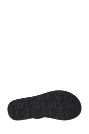 Skechers Black Meditation Rockstar Sandals - Image 5 of 5