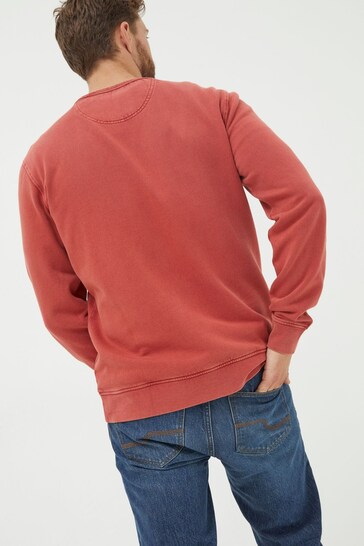 FatFace Red Petersfield Sweatshirt