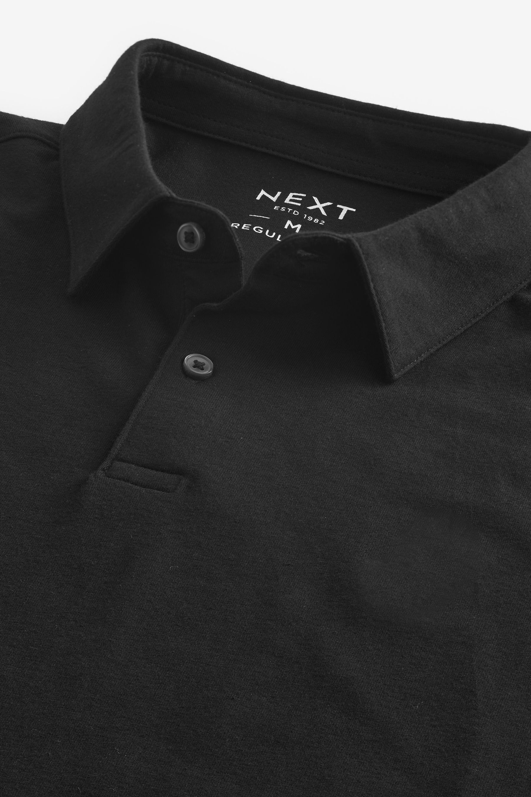 Black Short Sleeve Polo Shirt