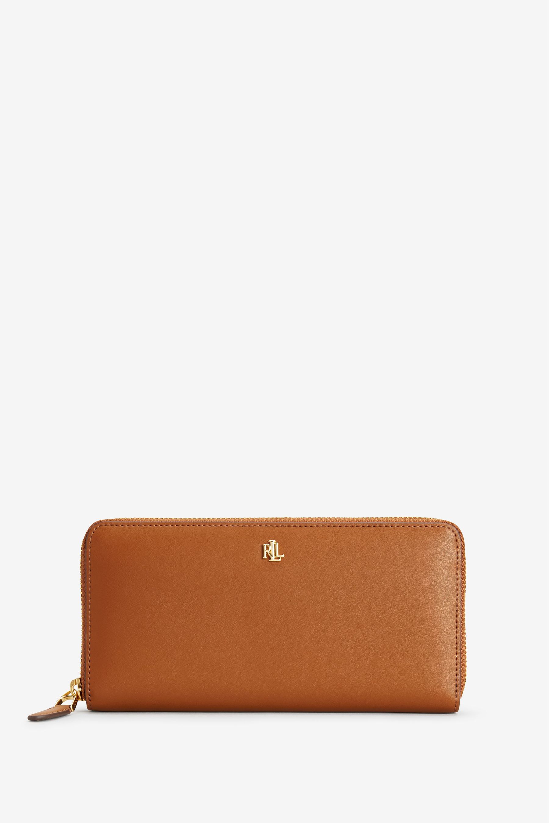 Buy Lauren Ralph Lauren Leather Zip Continental Purse from the