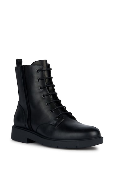 Geox Spherica Ankle Black Boots
