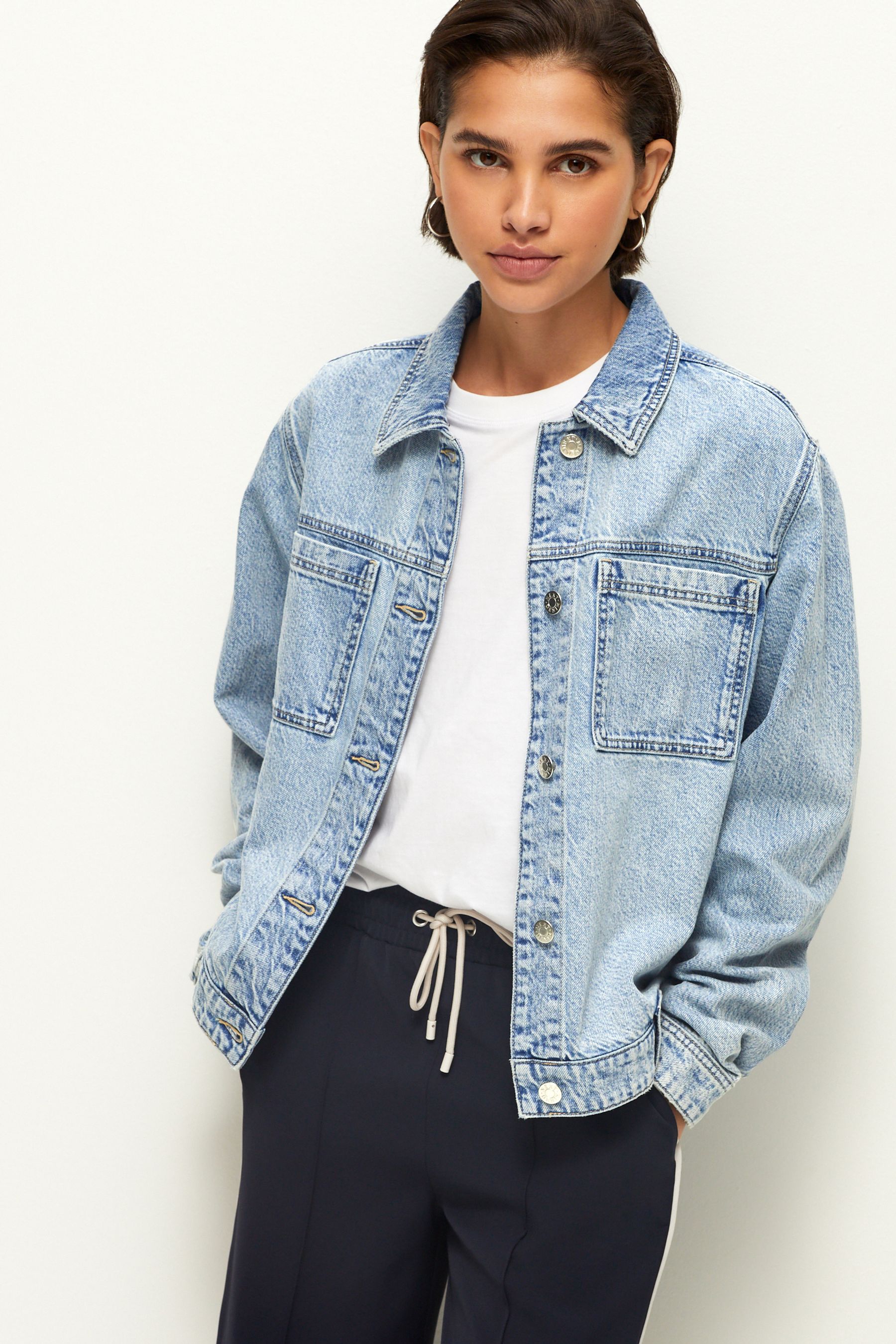 Next denim jacket deals