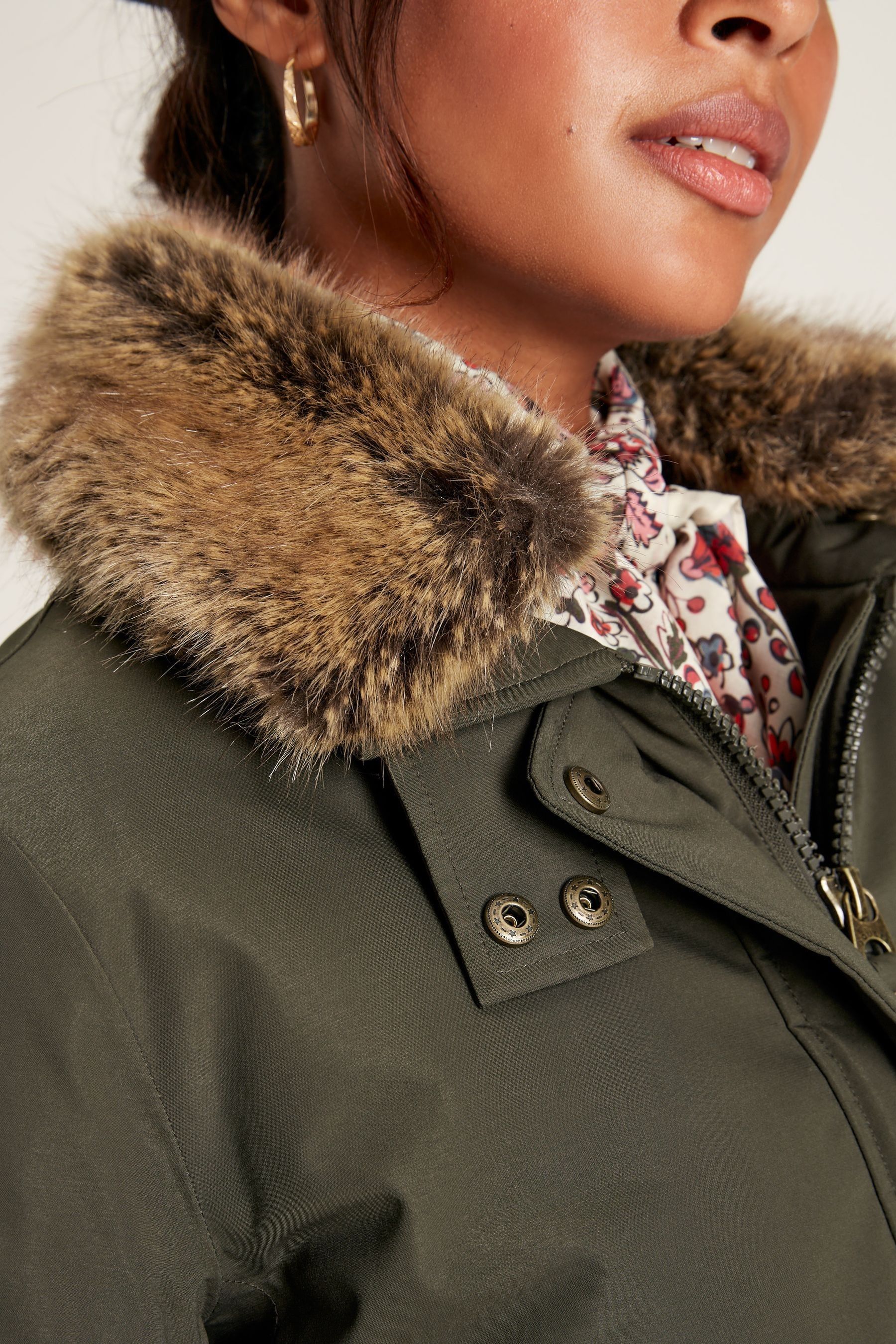 Joules discount green coat