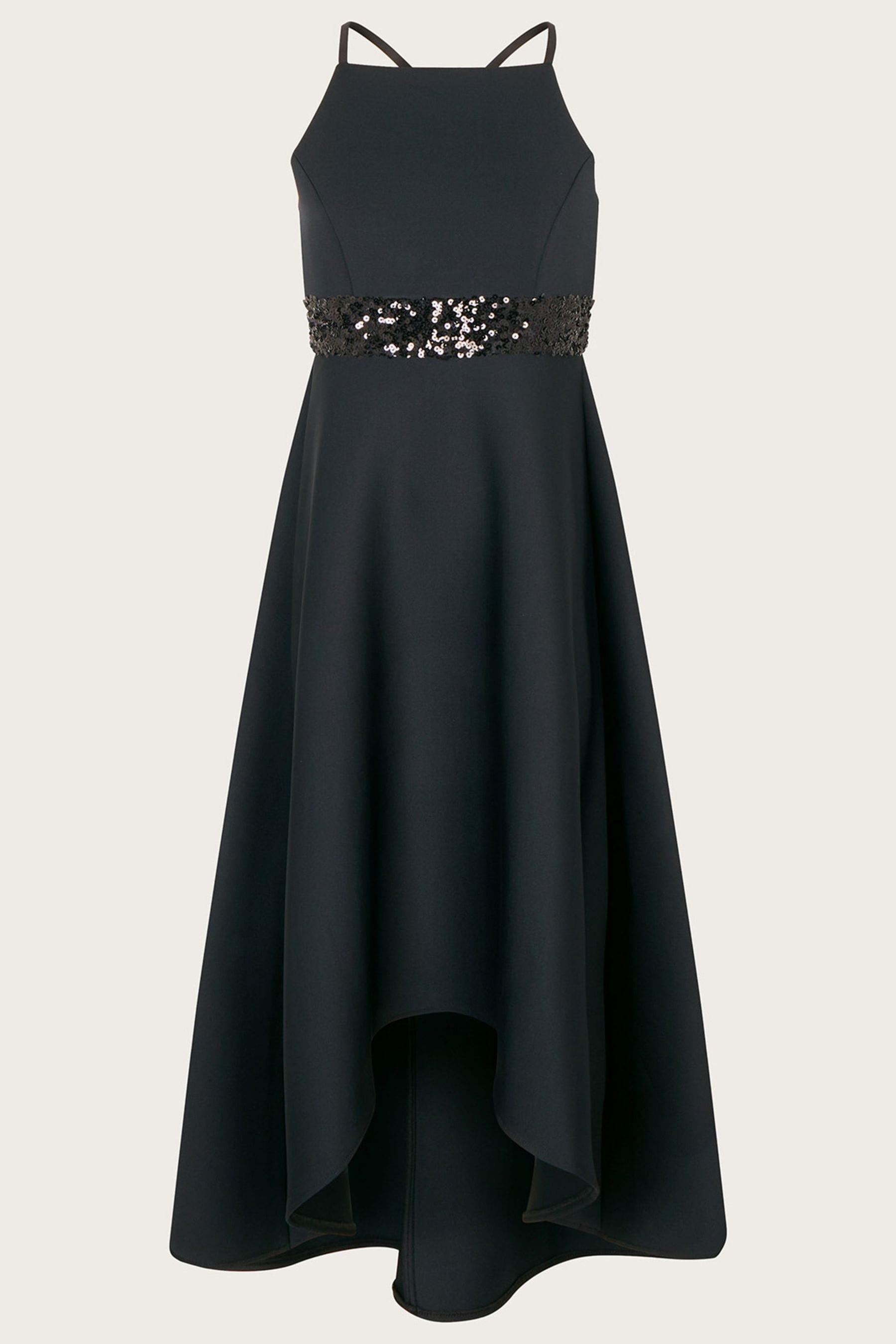 Buy Monsoon Black Sequin Scuba Prom Dress from Next United Arab Emirates