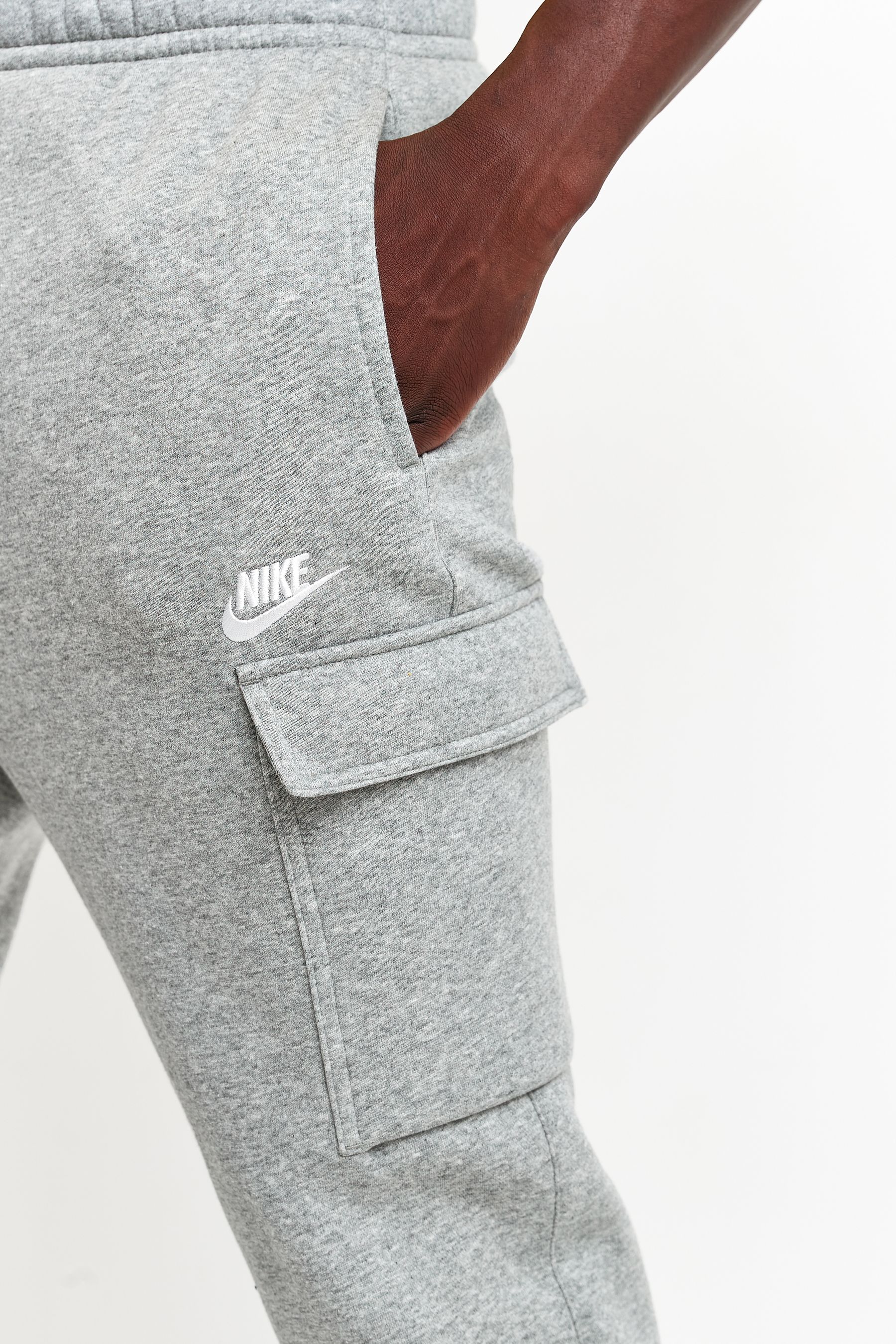 Grey cargo sales joggers nike
