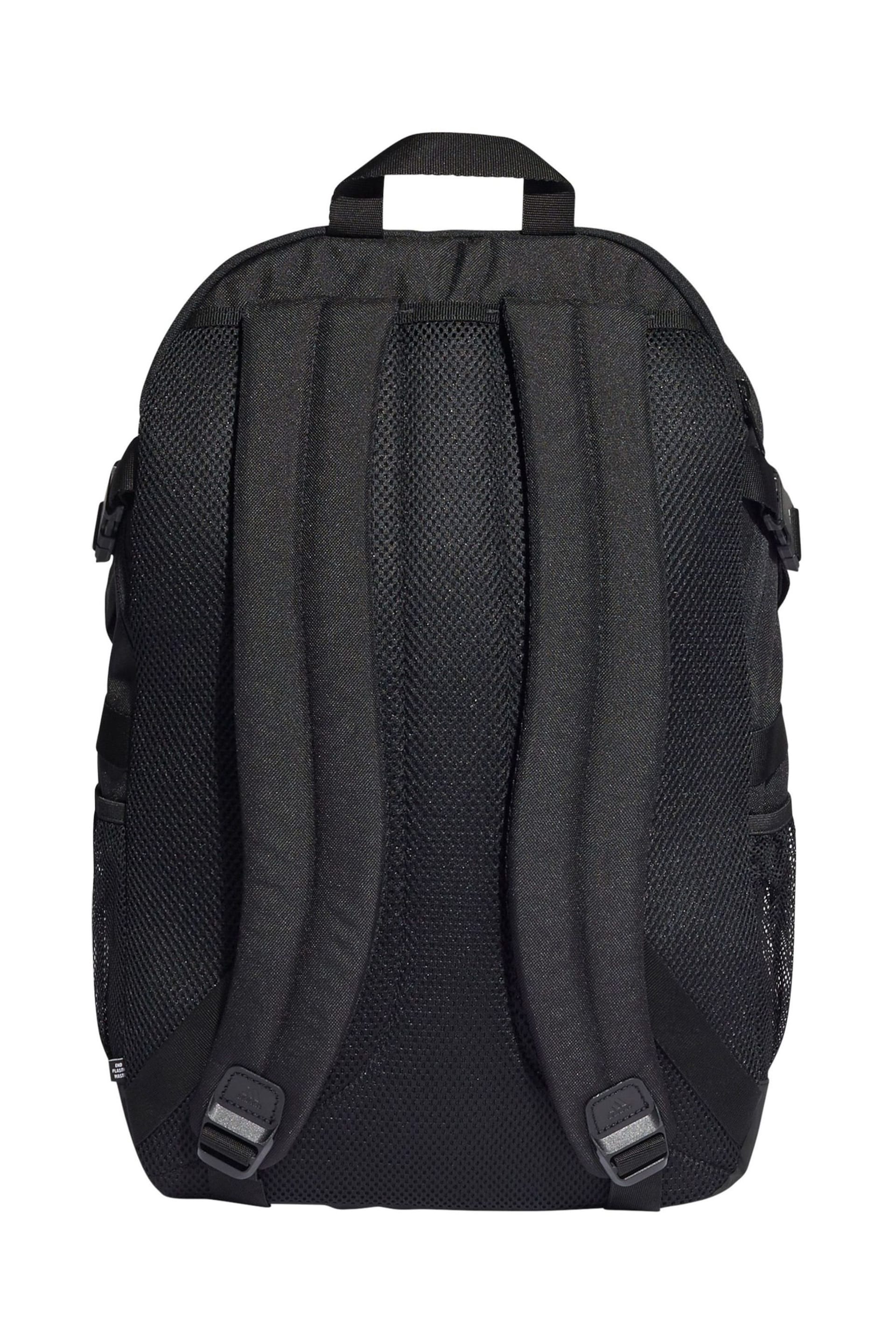 adidas Black/White Power Backpack - Image 3 of 6