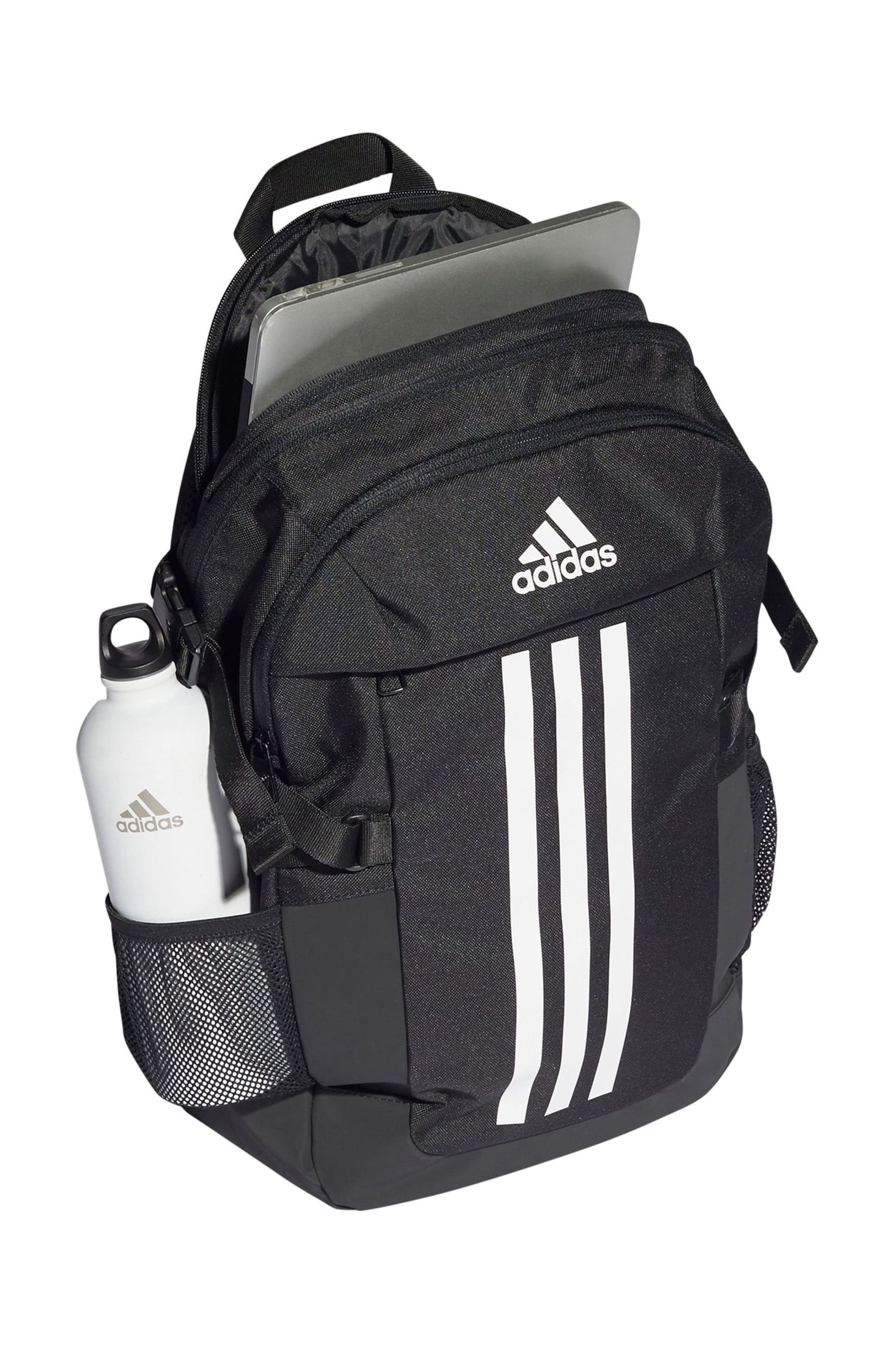 adidas Black/White Power Backpack - Image 4 of 6